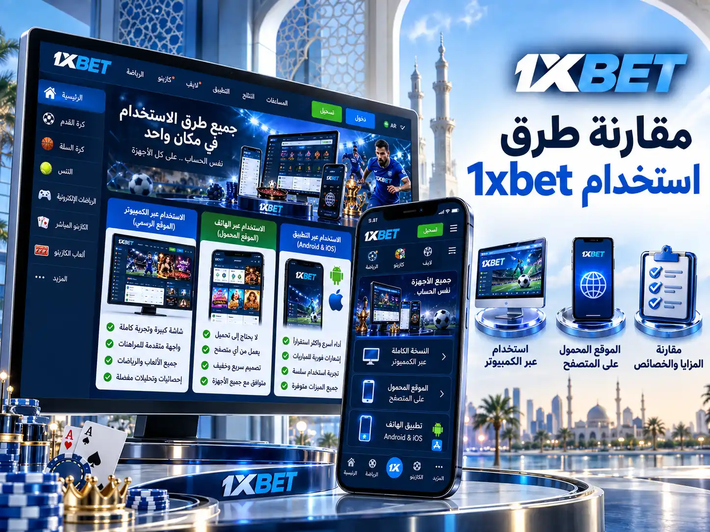 رابط 1xbet والأمان والدعم